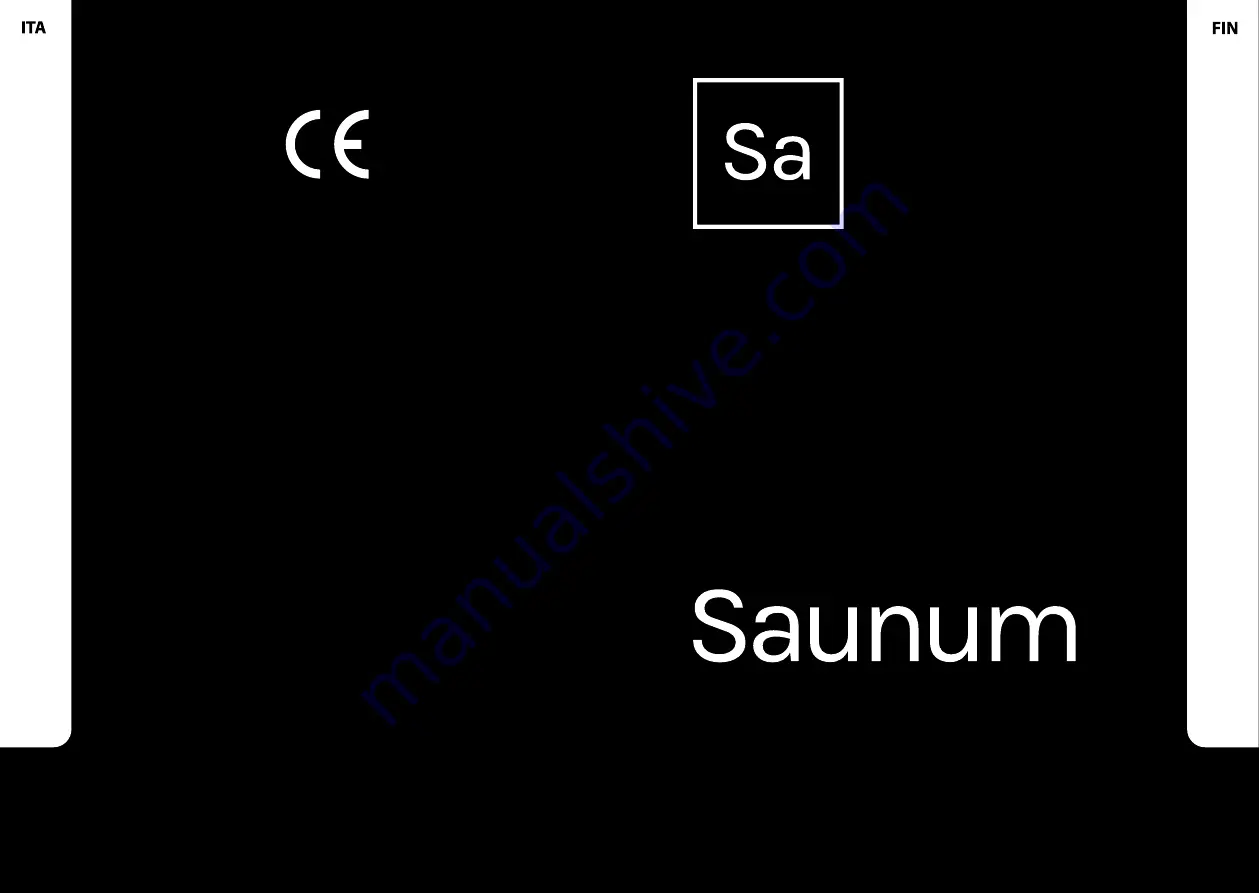 SA Saunum Premium Скачать руководство пользователя страница 124