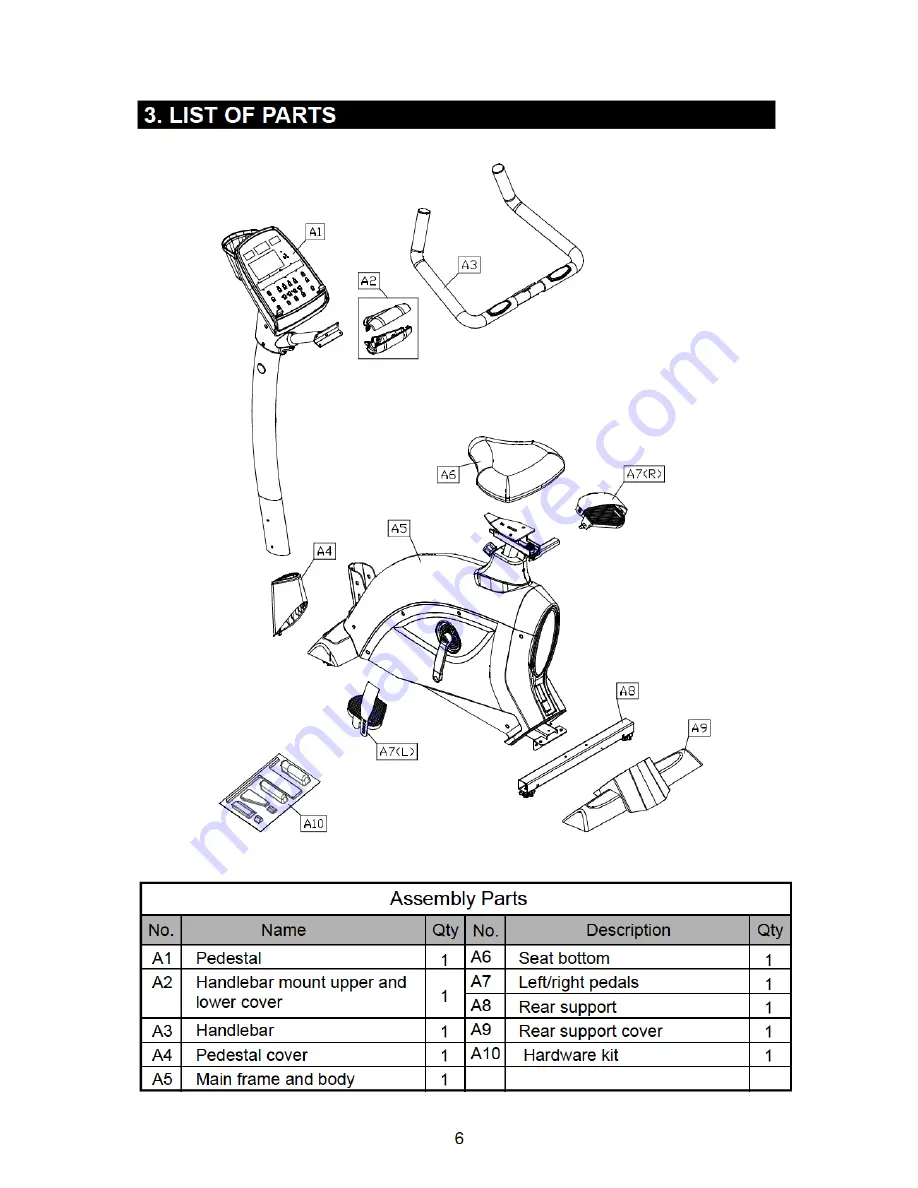 SA SportsArt C532u Owner'S Manual Download Page 8