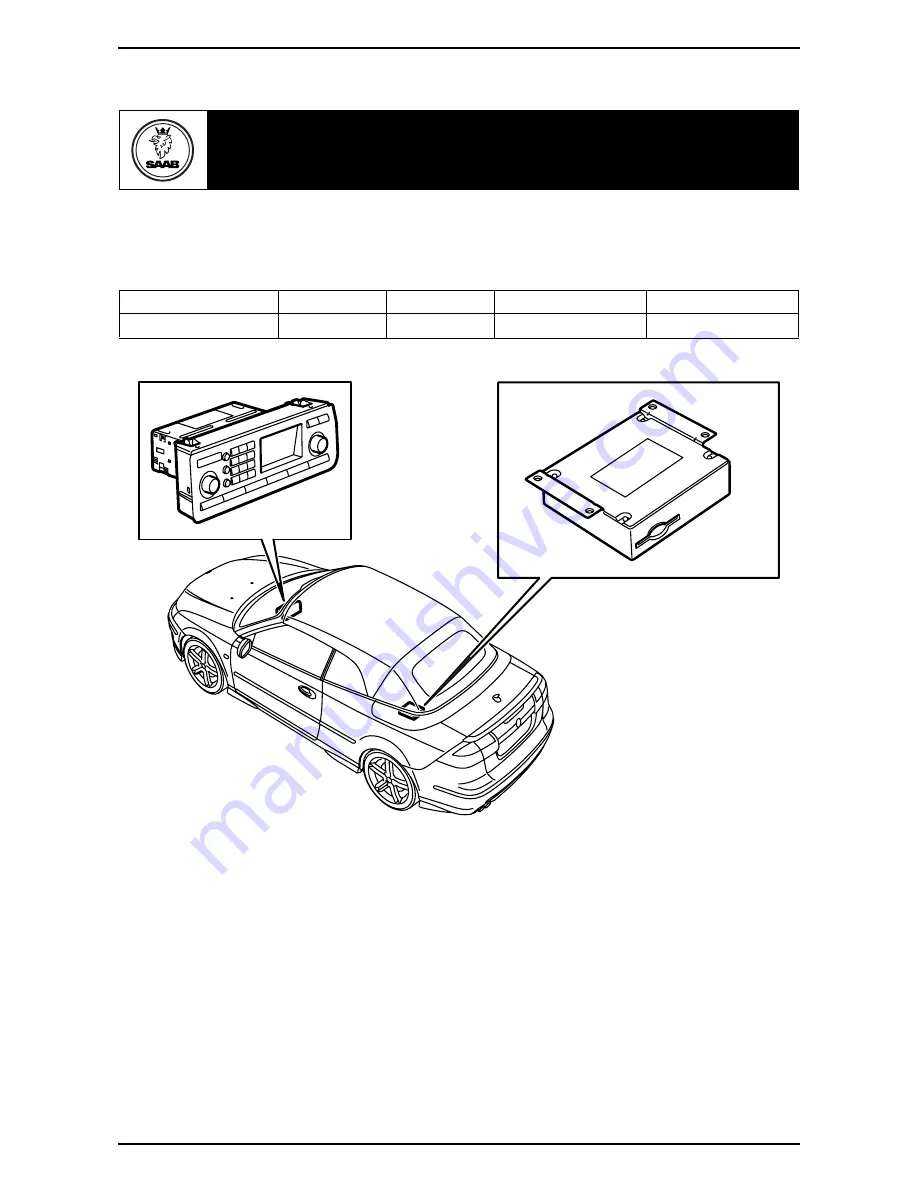 Saab 12 832 505 Installation Instructions Manual Download Page 1