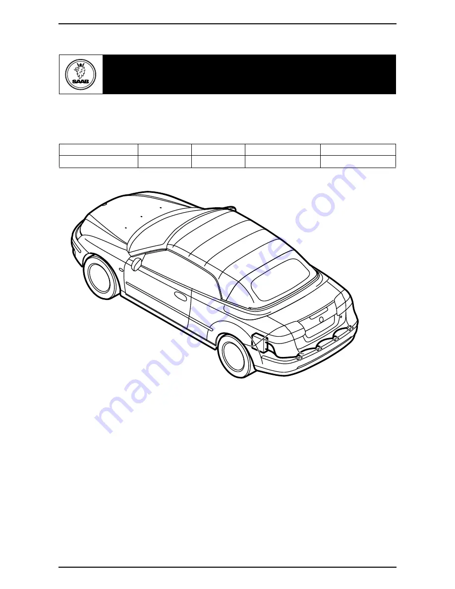 Saab 12 832 509 Installation Instructions Manual Download Page 1