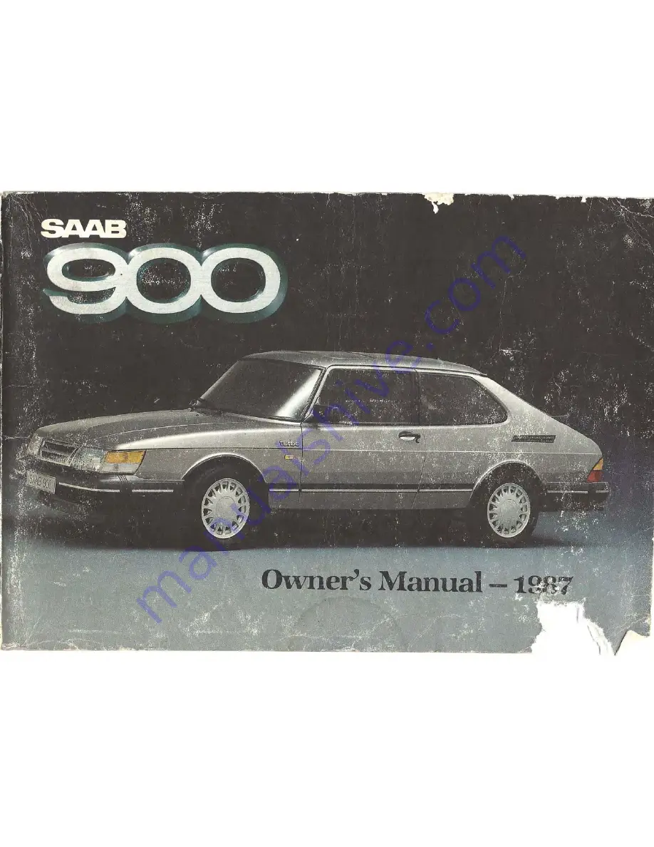 Saab 1987 900 Owner'S Manual Download Page 1