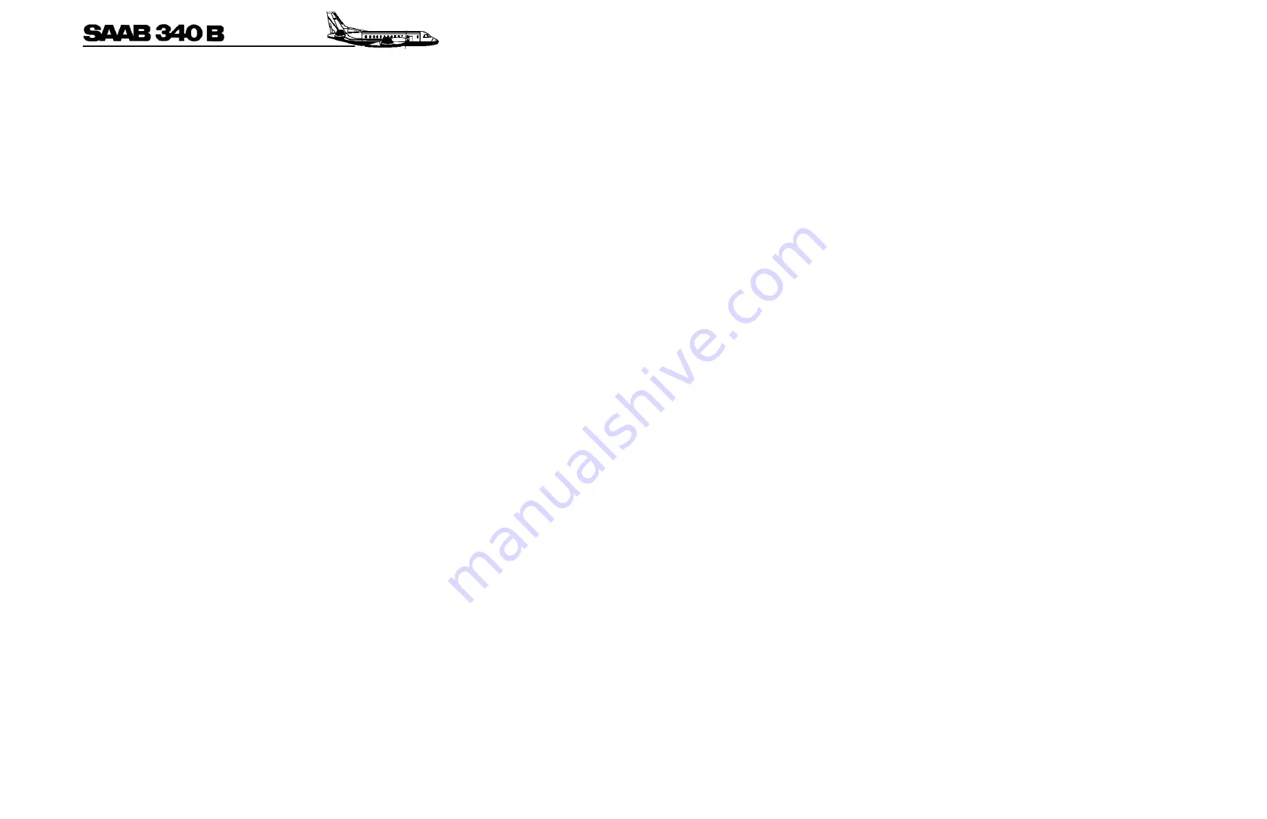 Saab 340B Operation Manual Download Page 240