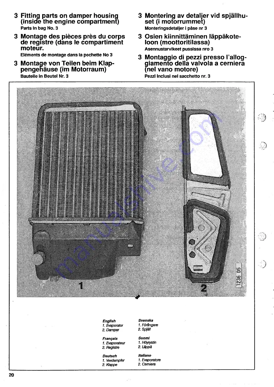 Saab 86 05 198 Скачать руководство пользователя страница 20