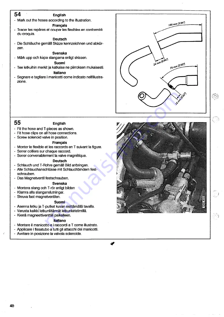 Saab 86 05 198 Скачать руководство пользователя страница 40