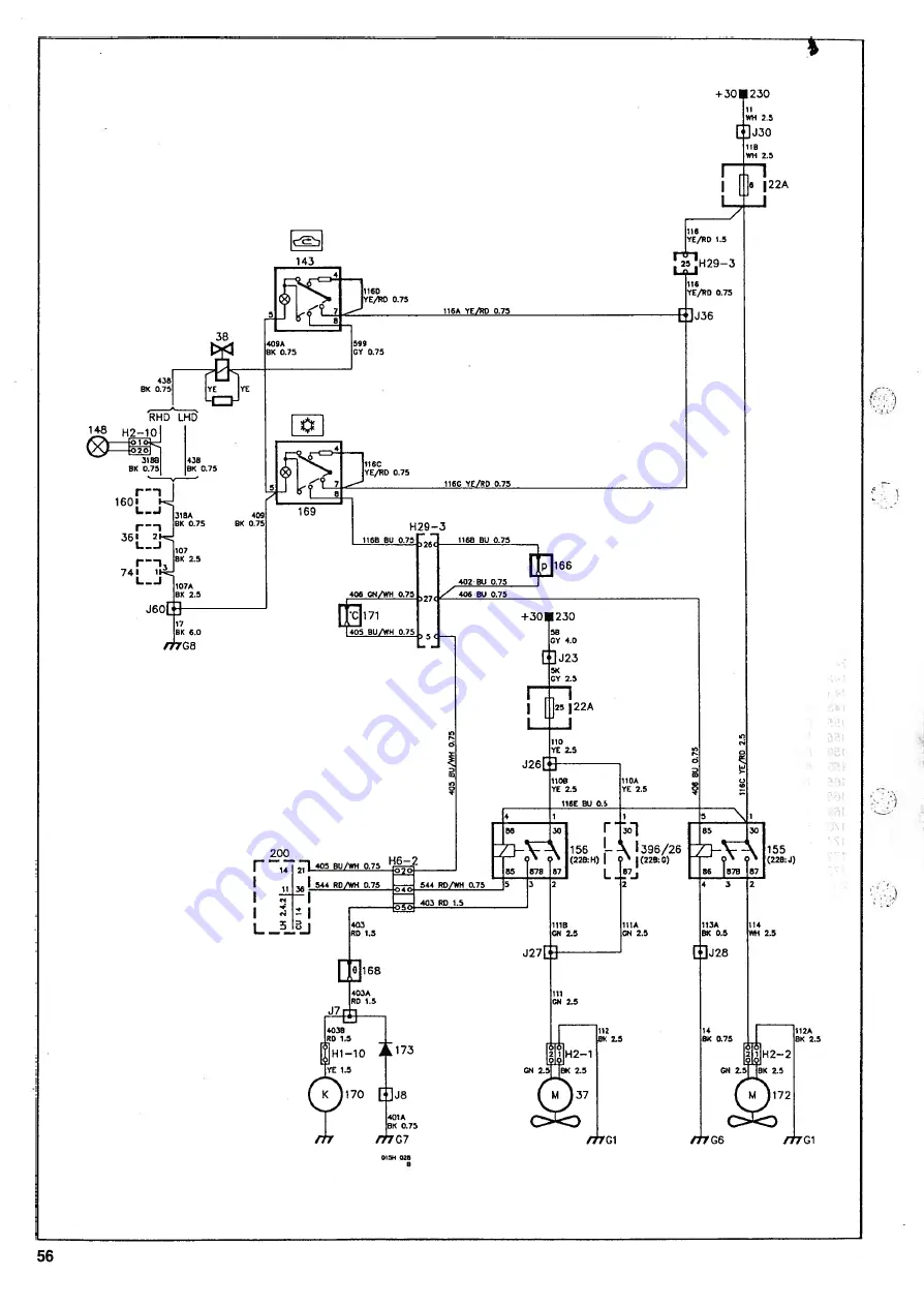 Saab 86 05 198 Скачать руководство пользователя страница 56