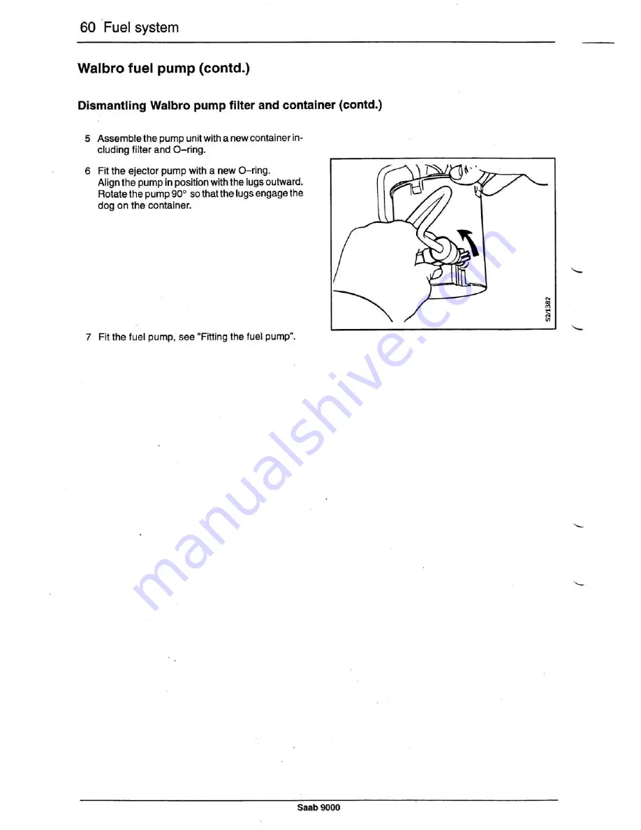 Saab 9000 1985 Service Manual Download Page 63