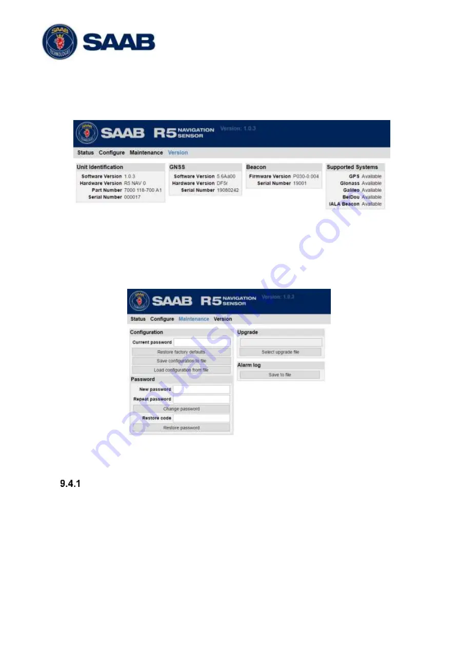 Saab R5 SUPREME MkII Operation & Installation Manual Download Page 89