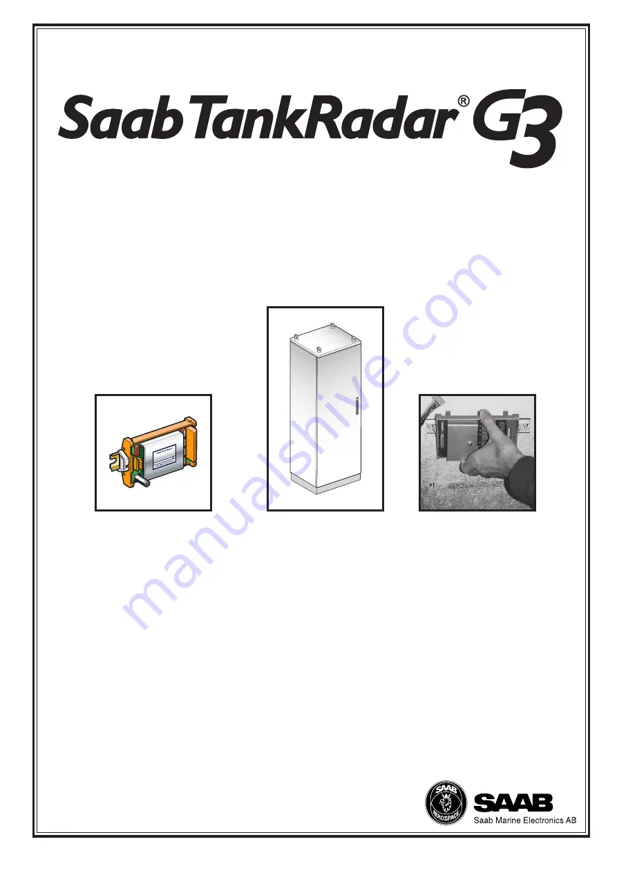 Saab TankRadar G3 Service Manual Download Page 1