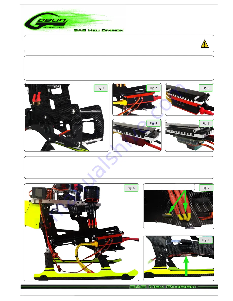 SAB Heli Division Goblin 770 Competition Manual Download Page 21