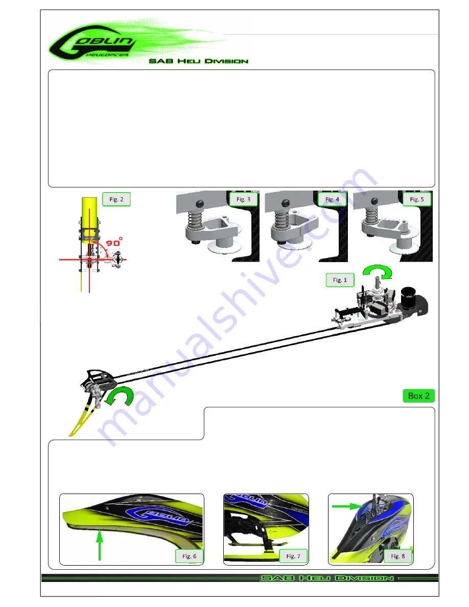 SAB Heli Division Goblin 770 Competition Manual Download Page 32