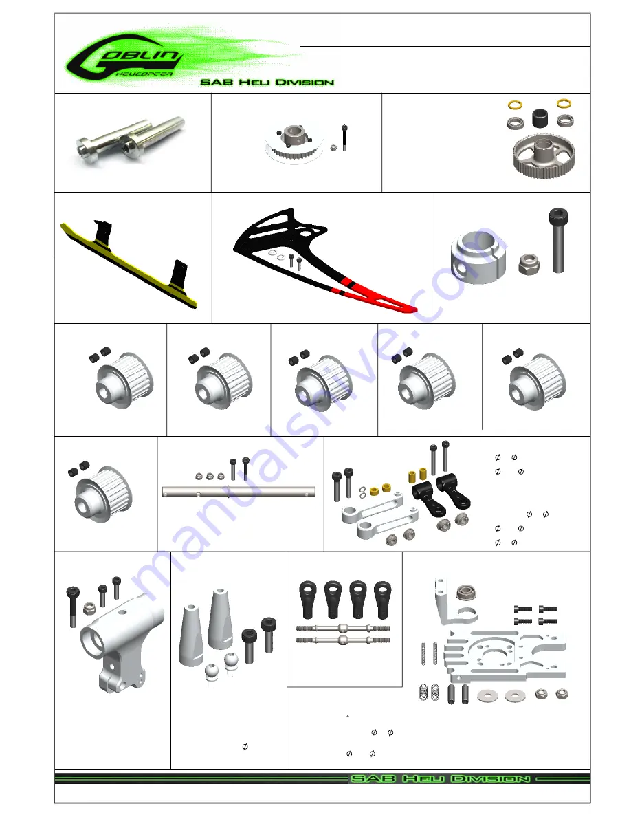 SAB Heli Division Goblin 770 helicopter Manual Download Page 43