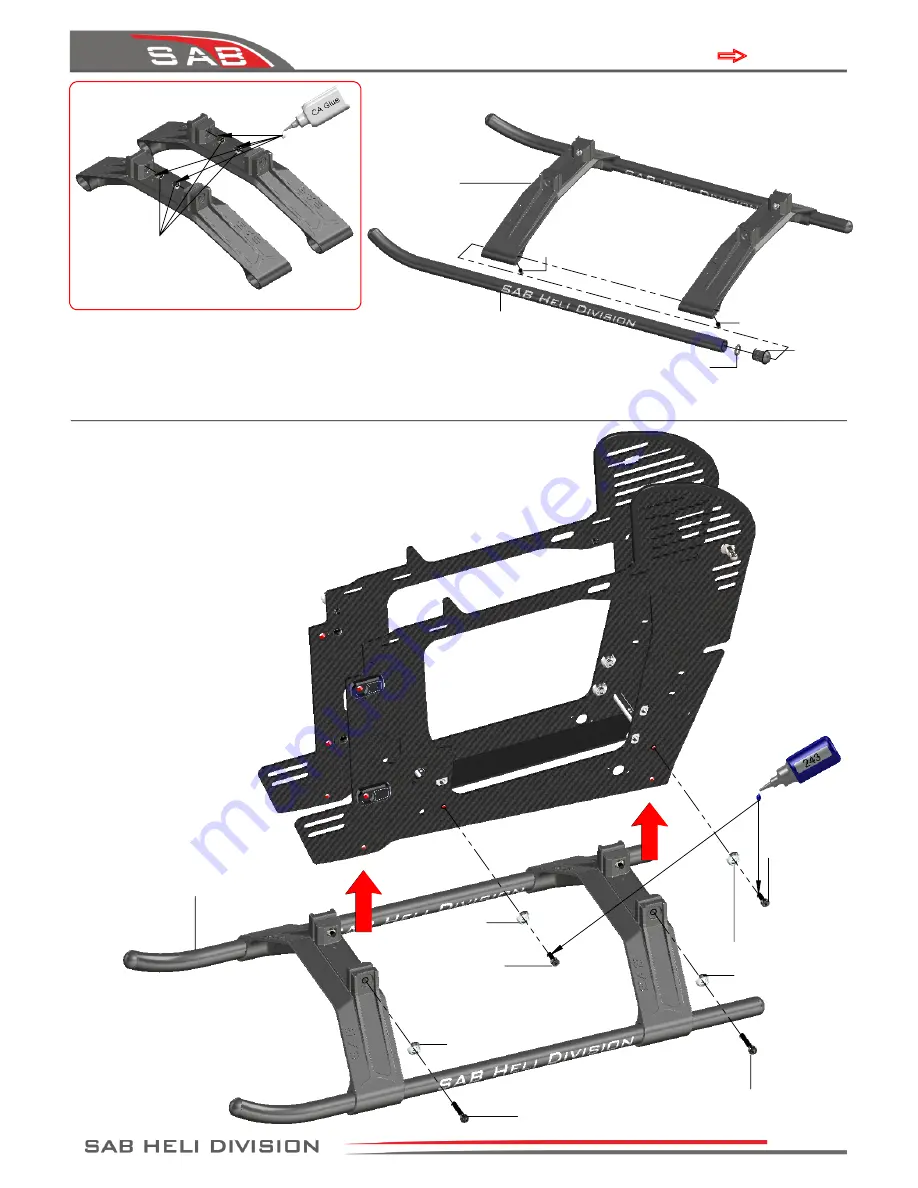 SAB Heli Division GOBLIN BLACK NITRO Manual Download Page 7