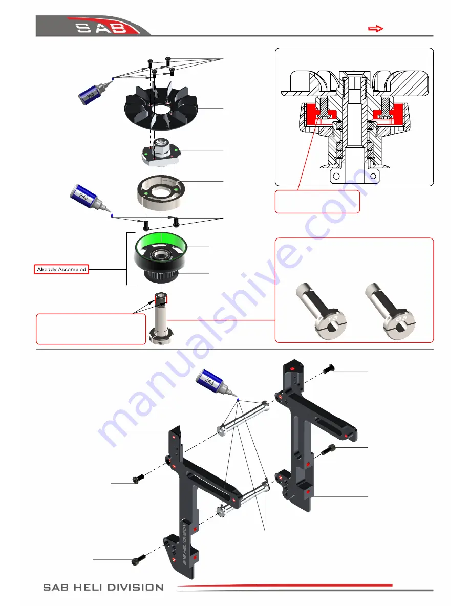 SAB Heli Division GOBLIN BLACK NITRO Manual Download Page 13