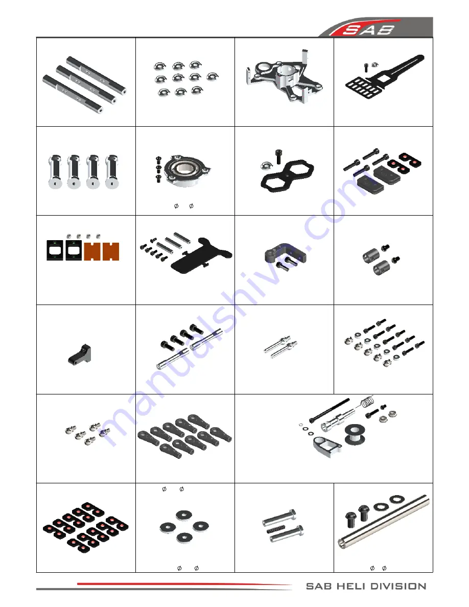 SAB Heli Division GOBLIN BLACK NITRO Manual Download Page 38