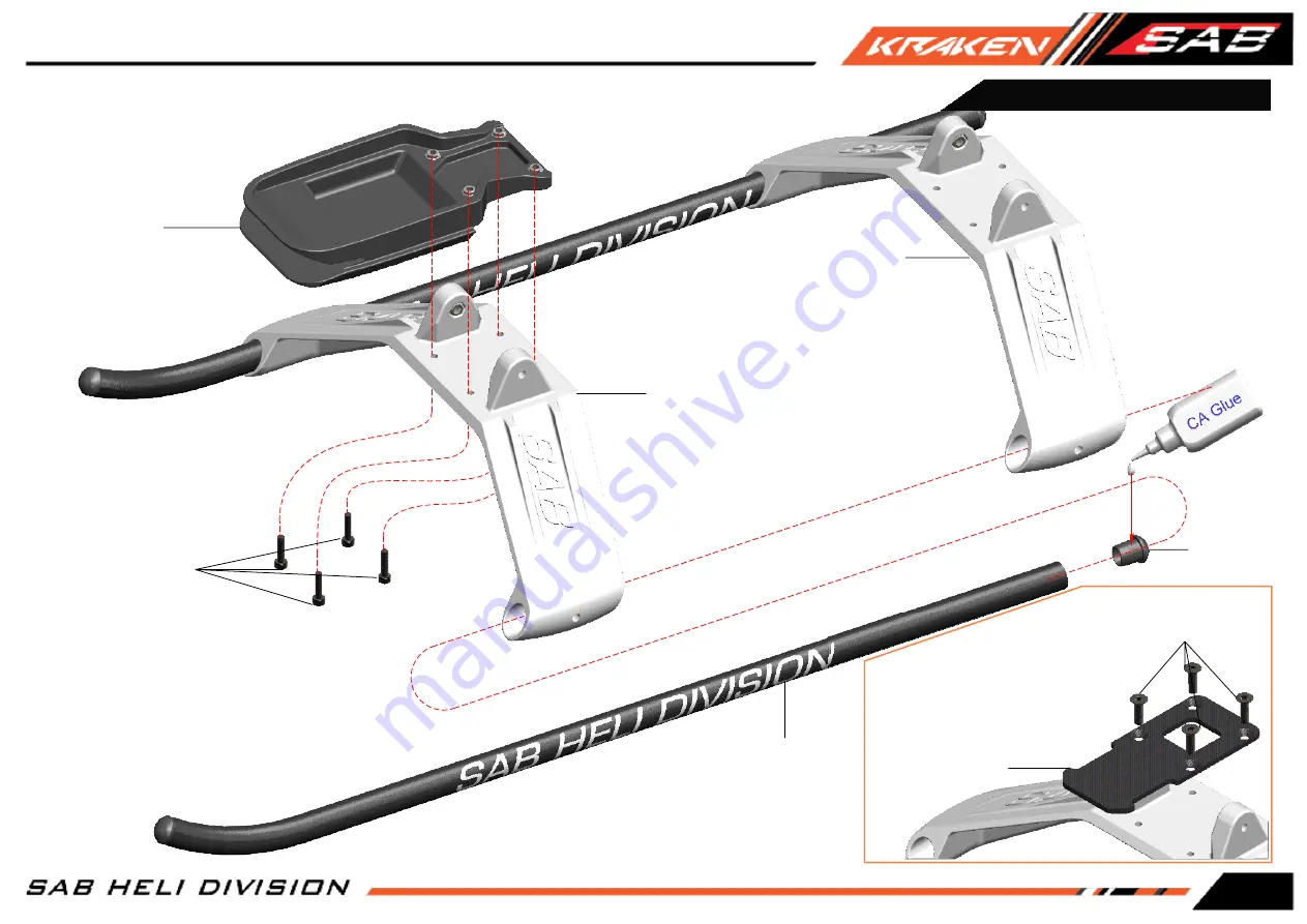 SAB Heli Division Goblin Helicopter Kraken Manual Download Page 31