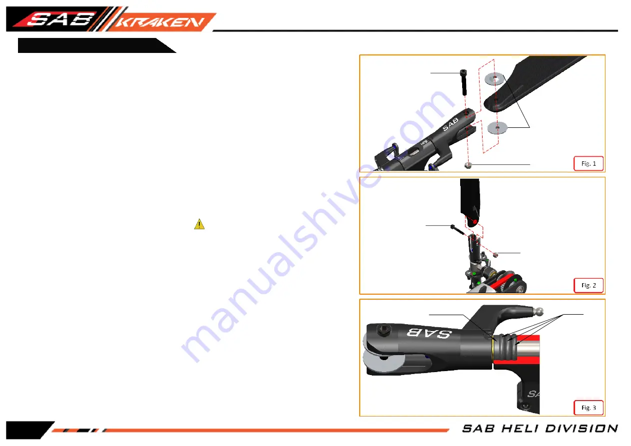 SAB Heli Division Goblin Helicopter Kraken Manual Download Page 38