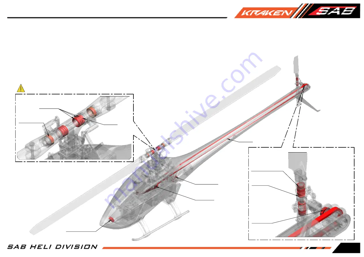 SAB Heli Division Goblin Helicopter Kraken Manual Download Page 39