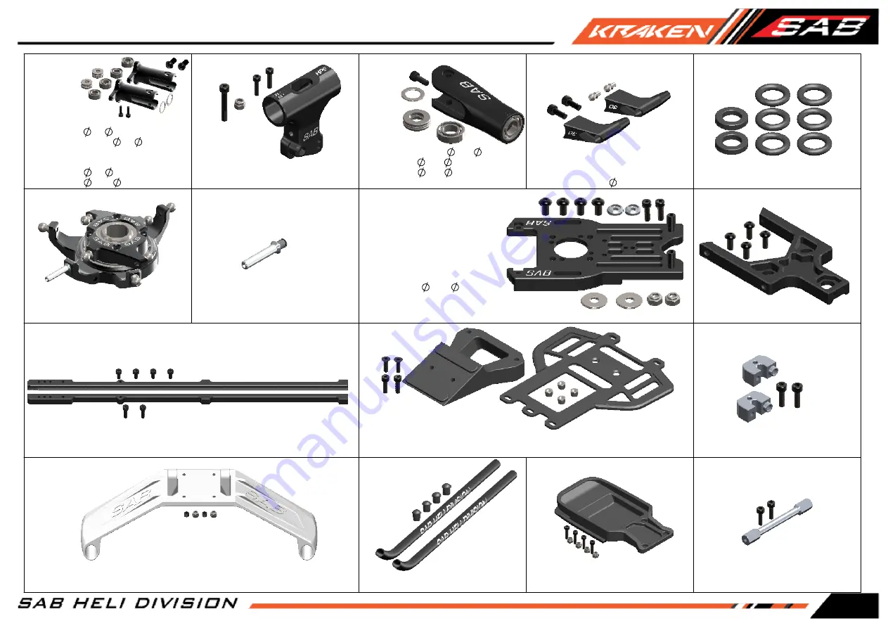 SAB Heli Division Goblin Helicopter Kraken Manual Download Page 43