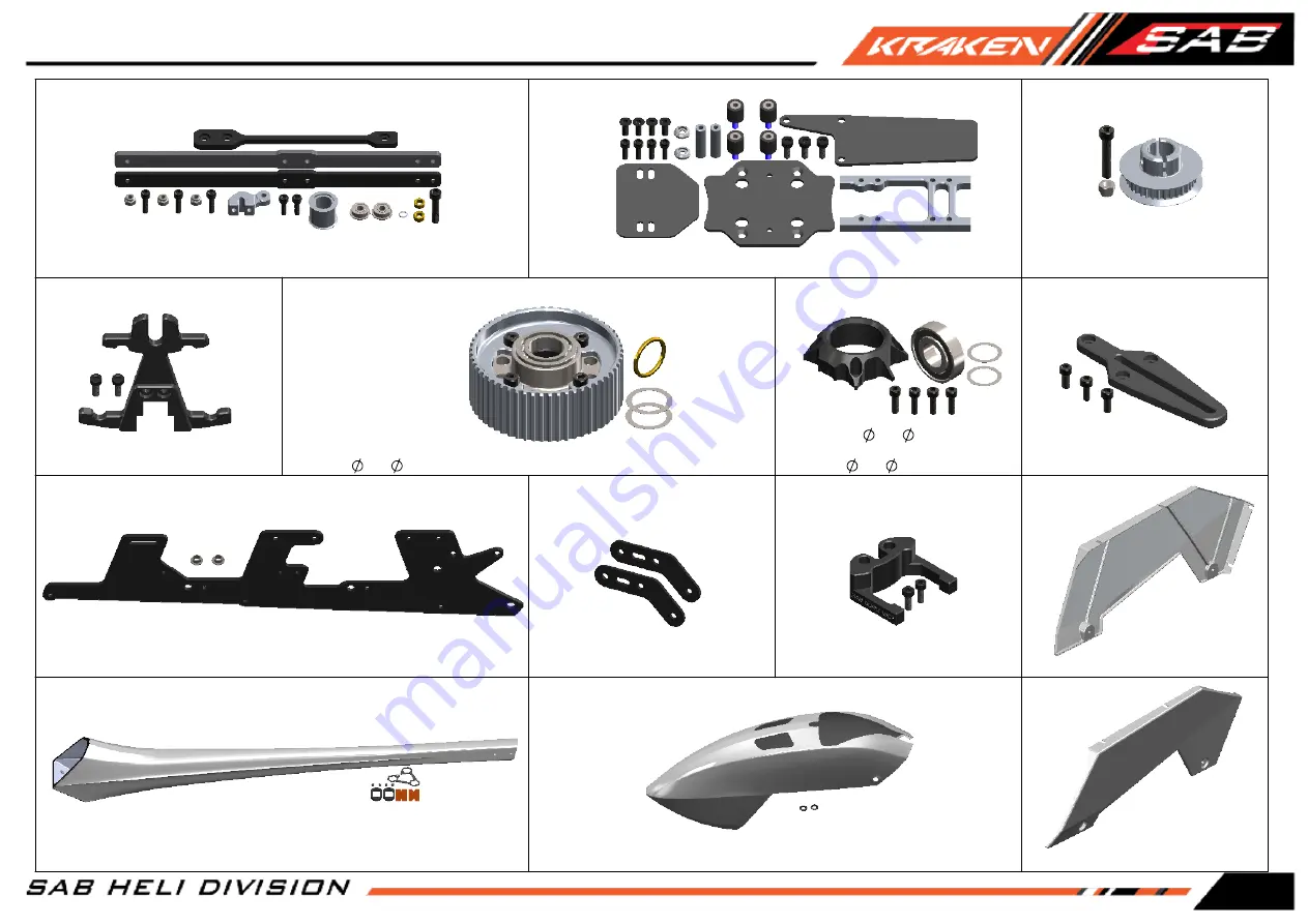 SAB Heli Division Goblin Helicopter Kraken Manual Download Page 45