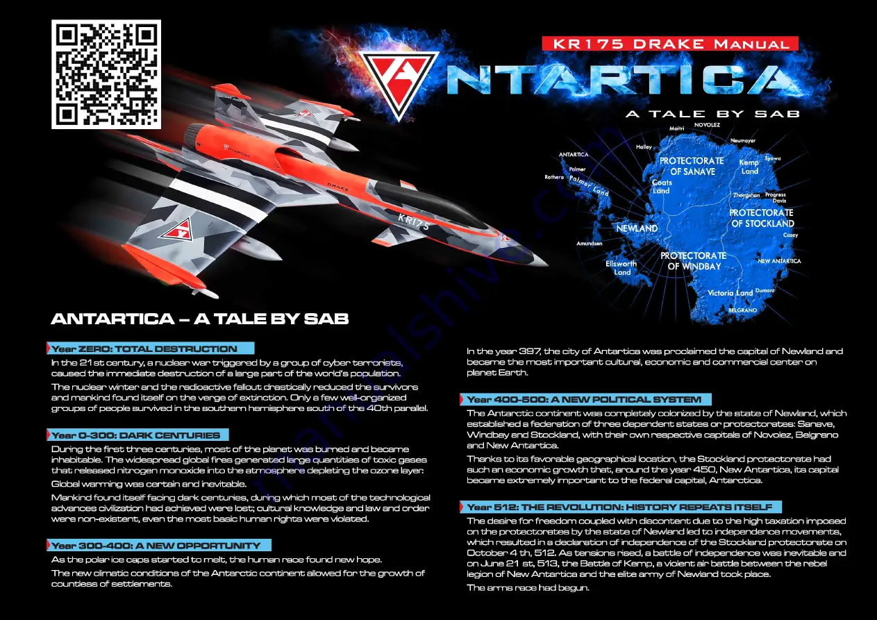 SAB KR 175 Drake Antartica Manual Download Page 1