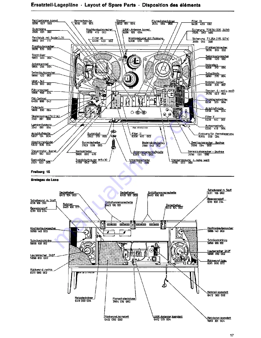 Saba 3060 US Service Instruction Download Page 17