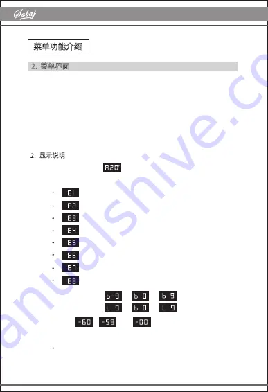 Sabaj A20a User Manual Download Page 7