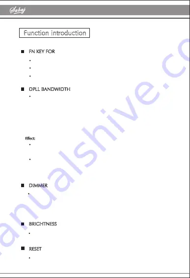 Sabaj A20d User Manual Download Page 18