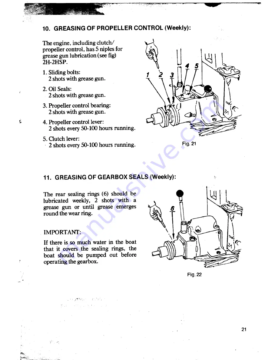 SABB MOTOR 2HSP Instruction Book Download Page 21