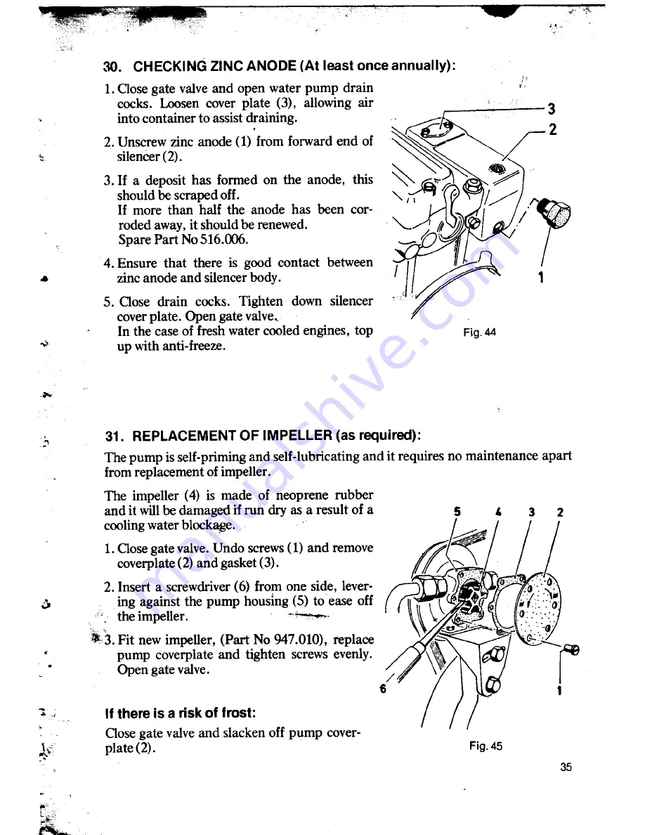 SABB MOTOR 2HSP Instruction Book Download Page 35