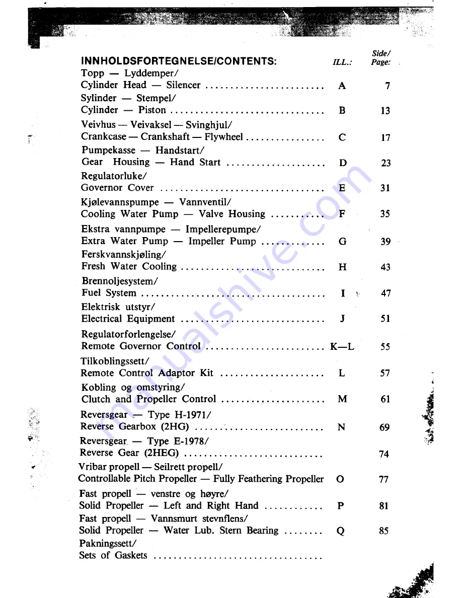 SABB MOTOR 2HSP Instruction Book Download Page 58