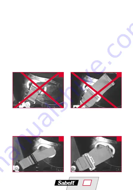 Sabelt Seat belts User Manual Download Page 43