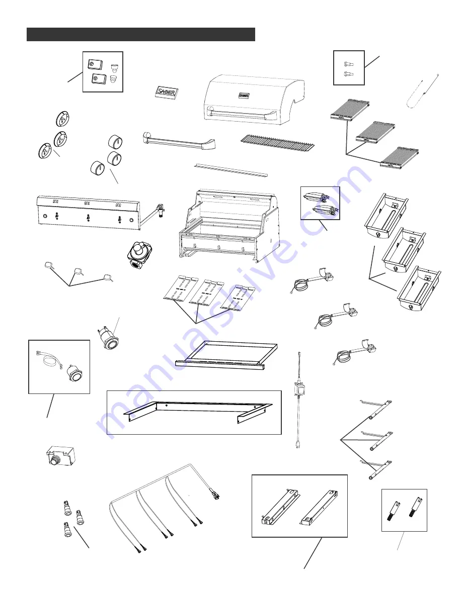 Saber Compact R67SB1017 Grill Assembly & Product Manual Download Page 55