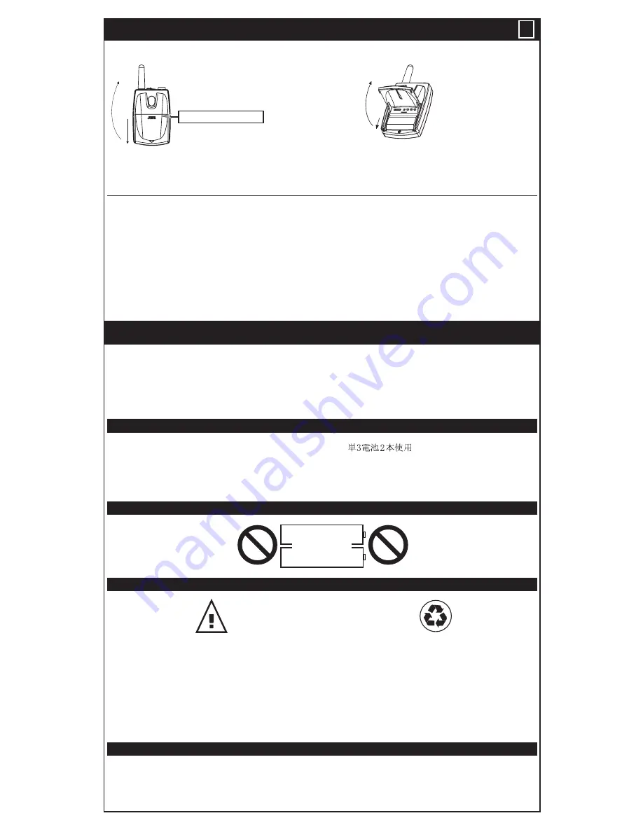 SABINE SW70-T BELTPACK TRANSMITTER Quick Setup Manual Download Page 2