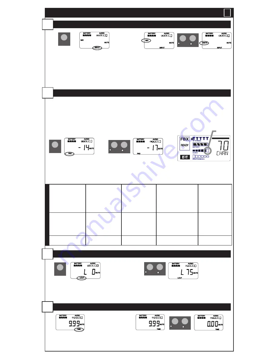 SABINE SW75-T BELTPACK TRANSMITTER Скачать руководство пользователя страница 1