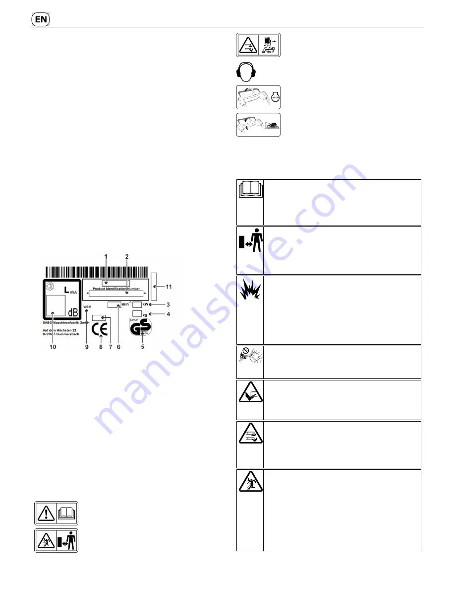 Sabo 47-PRO VARIO Operator'S Manual Download Page 34