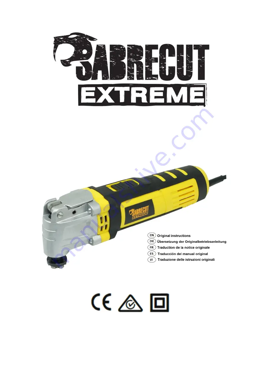 SabreCut Extreme SCMTK400/EU Скачать руководство пользователя страница 1