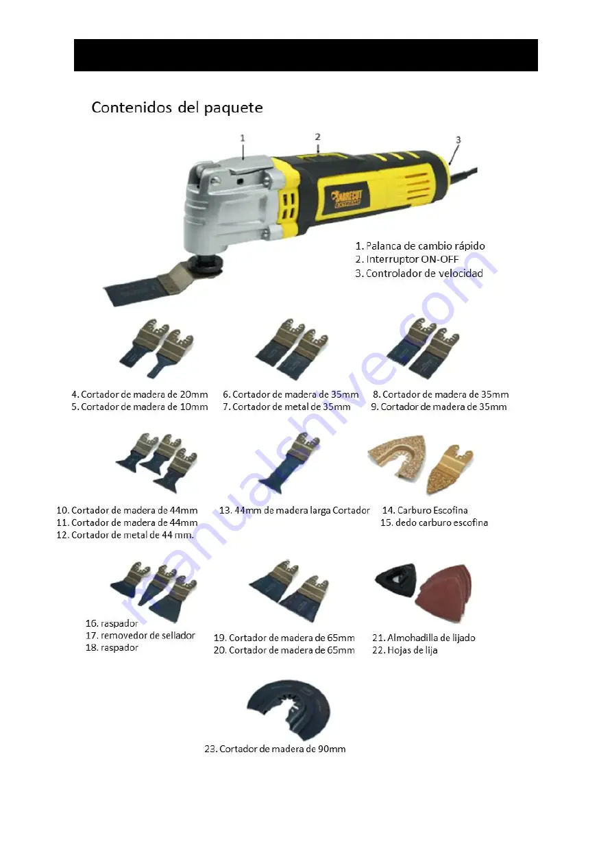 SabreCut Extreme SCMTK400/EU Скачать руководство пользователя страница 41