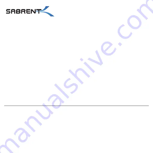 Sabrent DA-HDEX User Manual Download Page 9