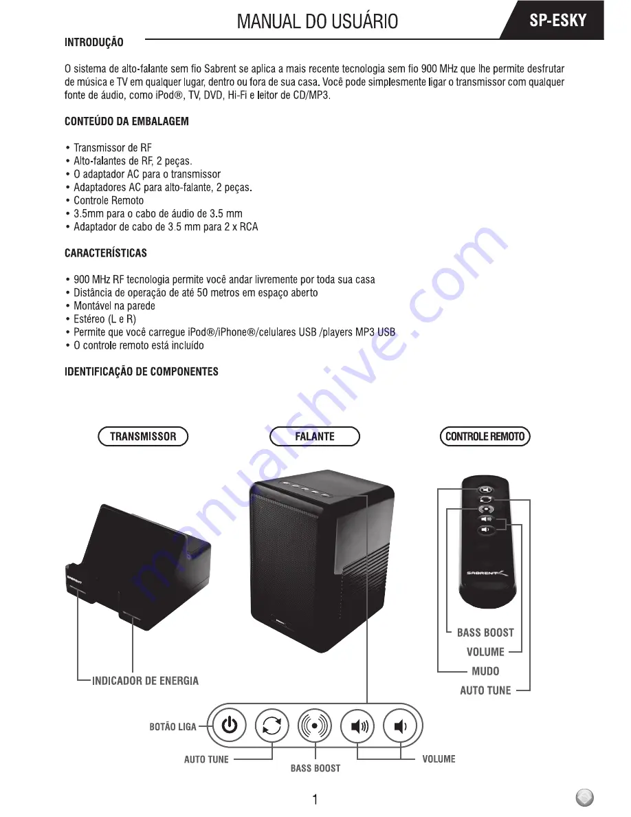 Sabrent SP-ESKY User Manual Download Page 12