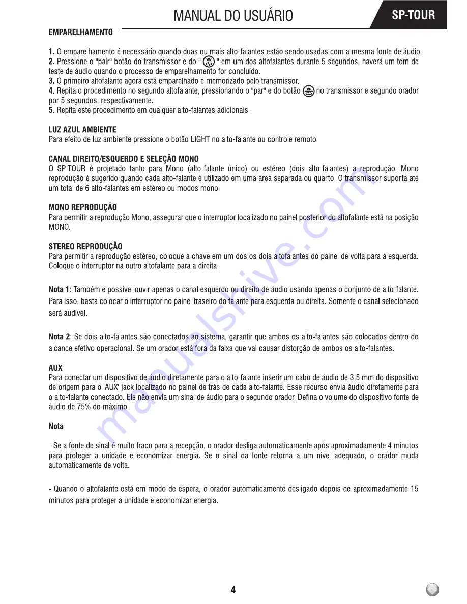 Sabrent SP-TOUR User Manual Download Page 19