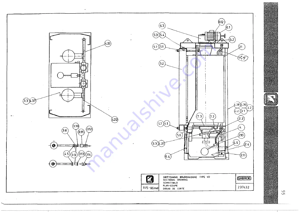 SABROE ATLAS V-156 Instruction Download Page 56