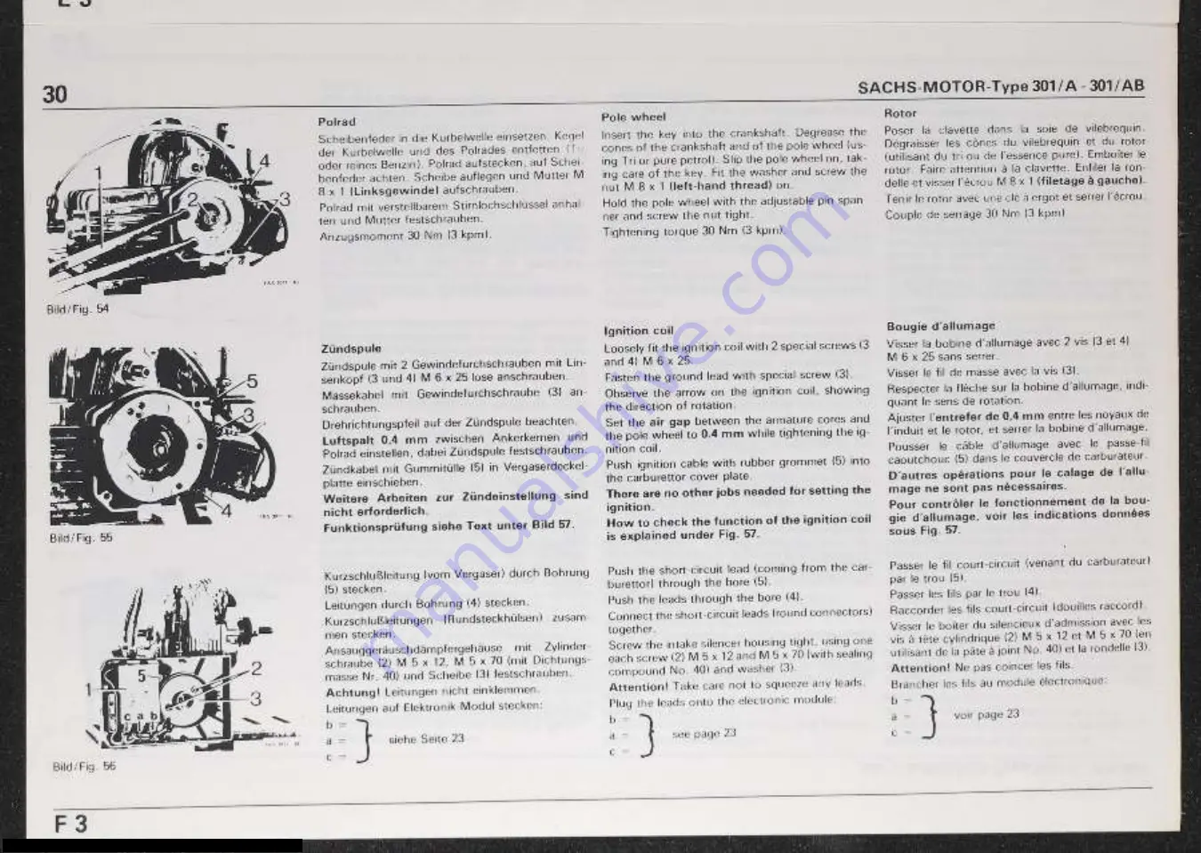 Sachs 301/A Repair Manual Download Page 31