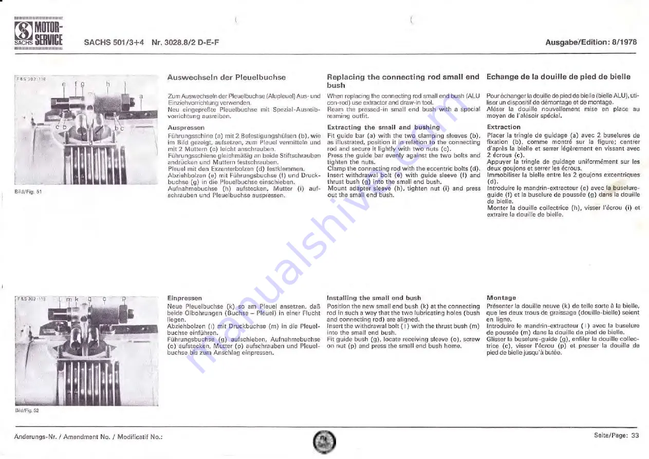 Sachs 501/3BF Repair Manual Download Page 34