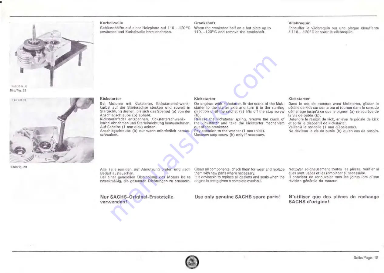 Sachs 501/4A KF Скачать руководство пользователя страница 19