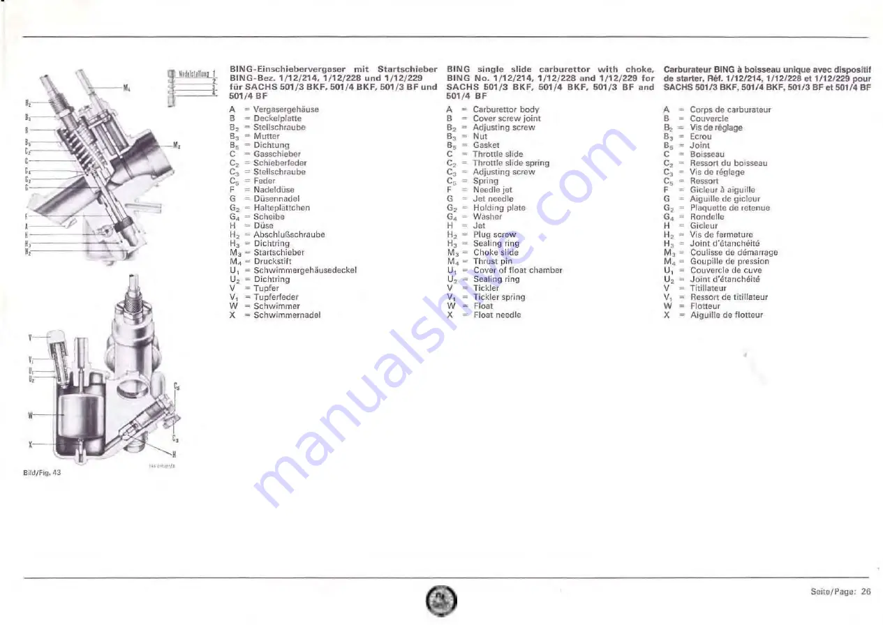 Sachs 501/4A KF Repair Manual Download Page 27