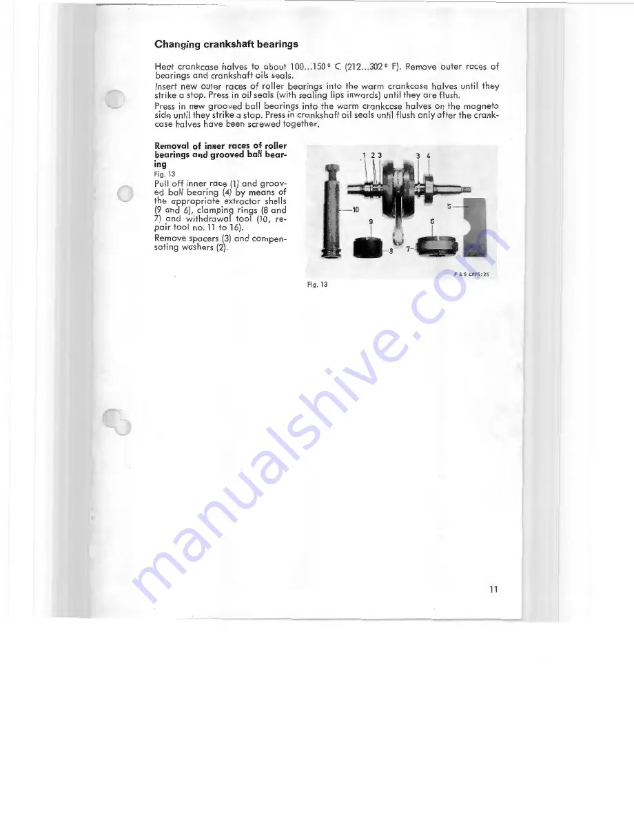 Sachs SA 340 Repair Instructions Download Page 13