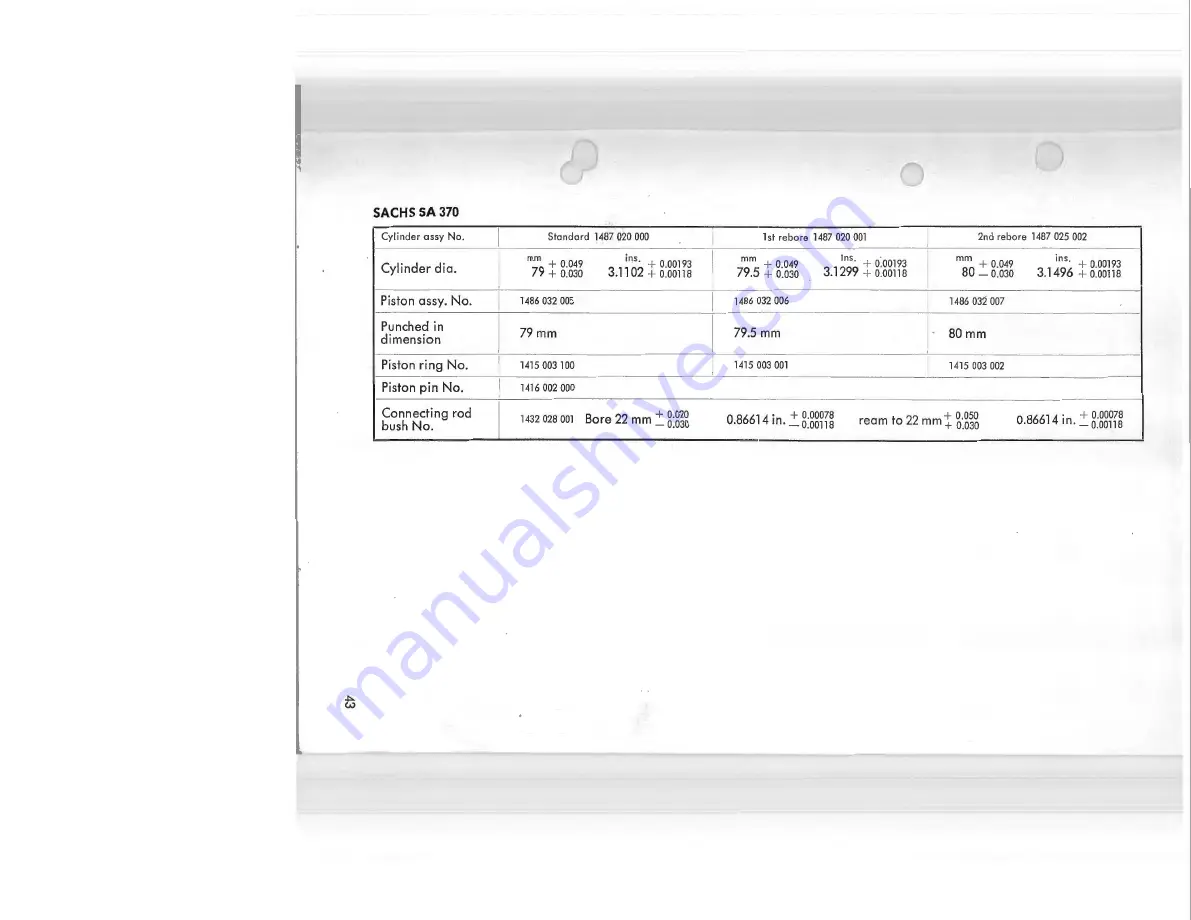 Sachs SA 340 Repair Instructions Download Page 39