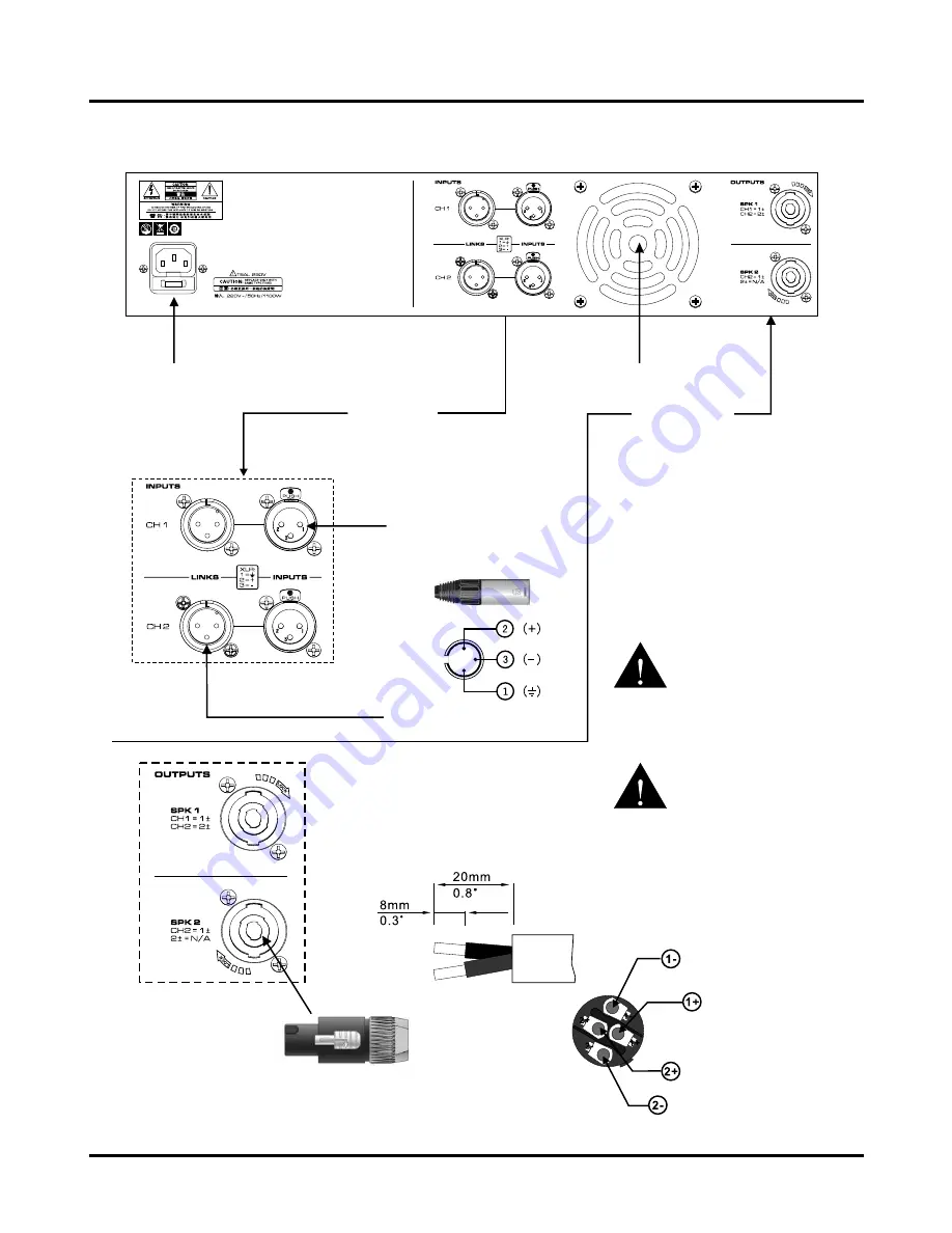 SAE Audio LexPro PKM Series User Manual Download Page 12