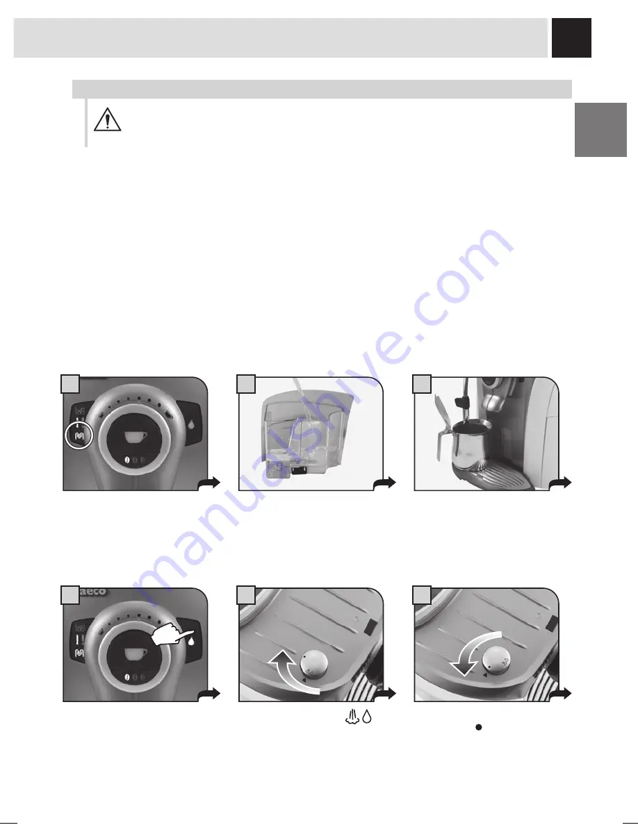 Saeco 10000206 Operating And Maintenance Manual Download Page 16