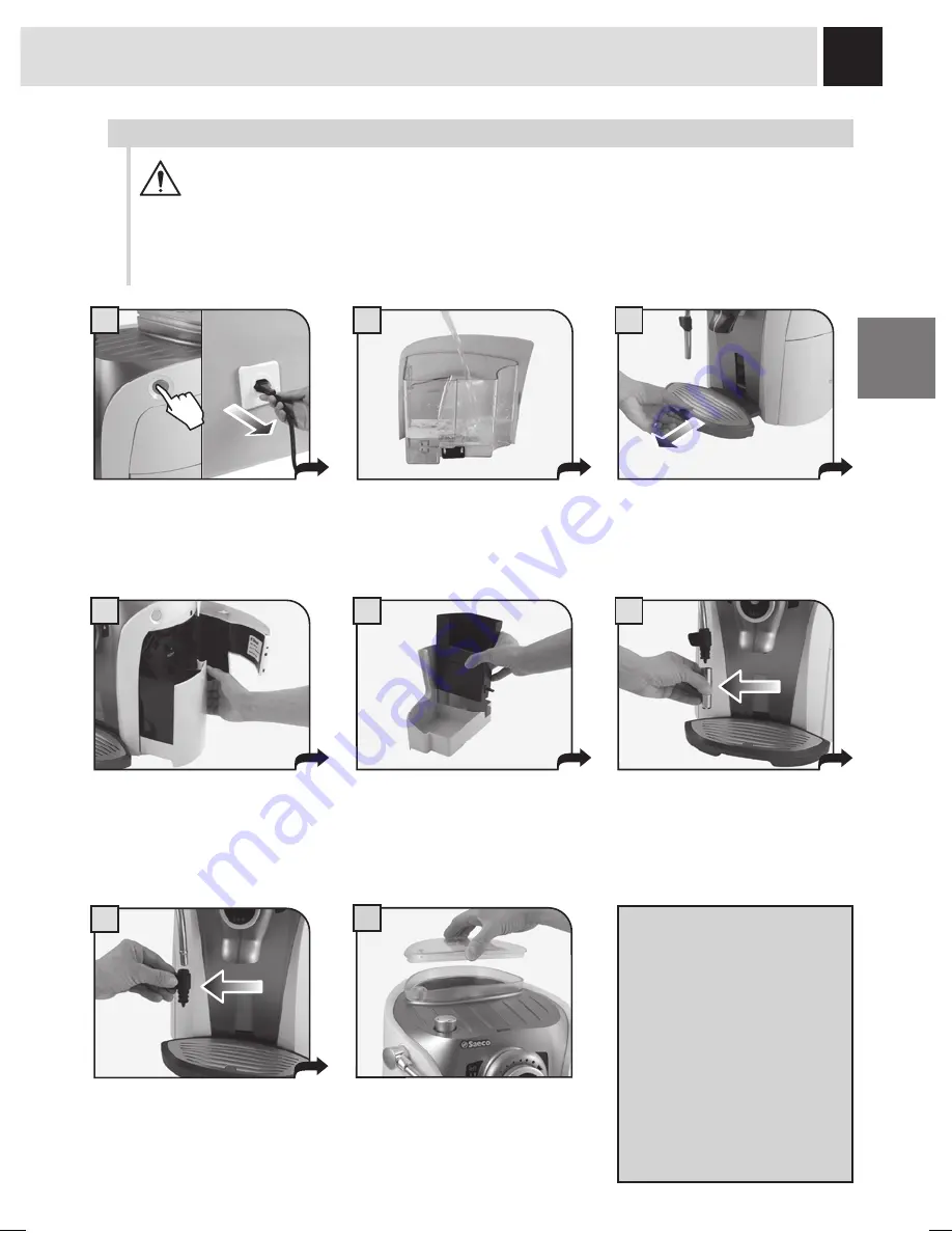 Saeco 10000206 Operating And Maintenance Manual Download Page 40